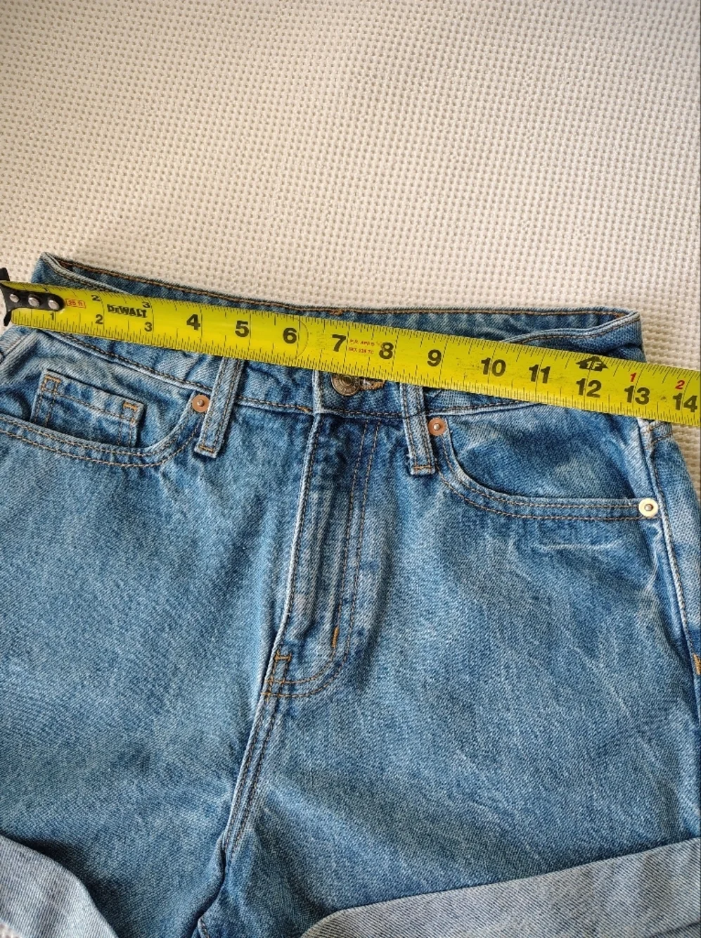 wild fable Blue Rolled-Hem Denim Shorts Size 00/ 24 R